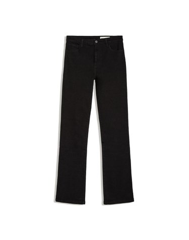 버쉬카 부츠컷 플레어 블랙 청바지 2887/666 BLACK