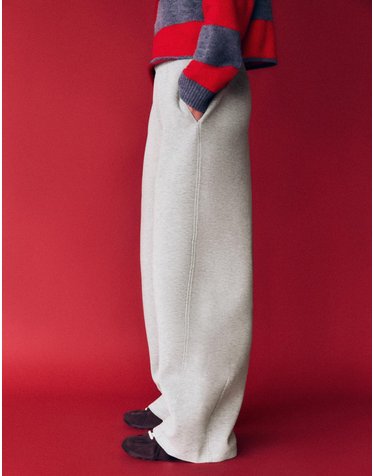 버쉬카 스쿠버 패브릭 배럴 팬츠 2864/710 GREY