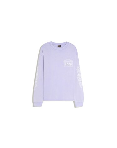 버쉬카 프린트 크루넥 긴팔 티셔츠 2857/443 VIOLET