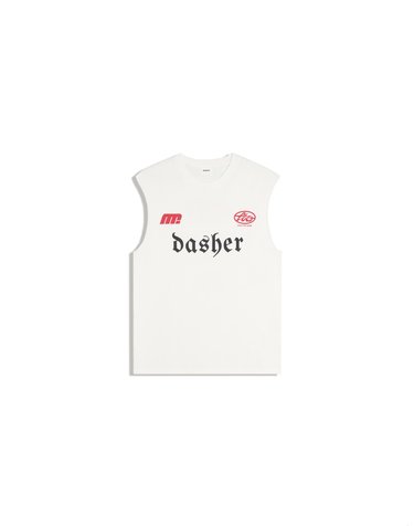 버쉬카 워커 프린트 민소매 티셔츠 4317/777 OFF WHITE