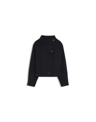 버쉬카 크롭 랩 버튼 펠트 자켓 2738/758 NAVY