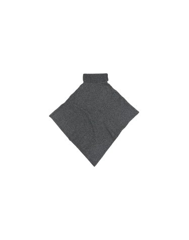 버쉬카 하이넥 니트 판초 3881/672 GREY