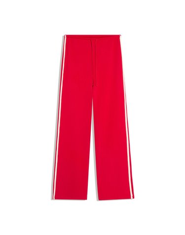 버쉬카 로우라이즈 와이드 플러시 팬츠 2835/478 RED