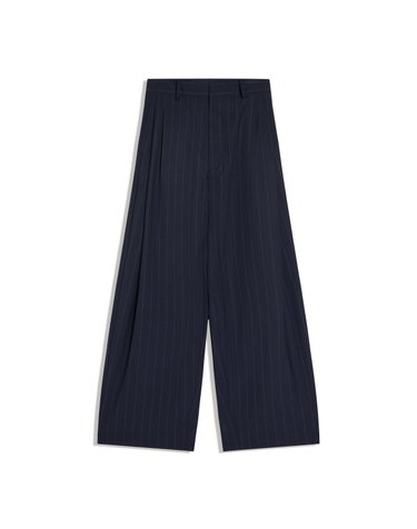 버쉬카 핀스트라이프 다트 배기 팬츠 2993/172 NAVY