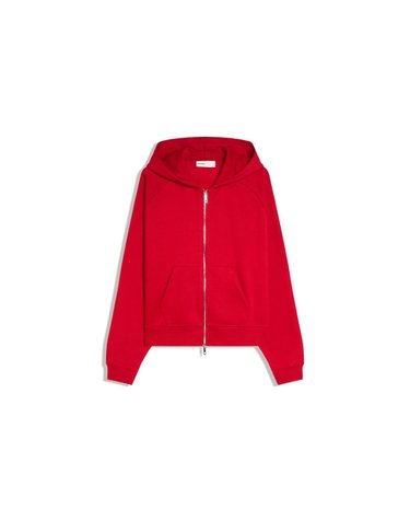 버쉬카 오버사이즈 래글런 집업 후디 2641/700 RED