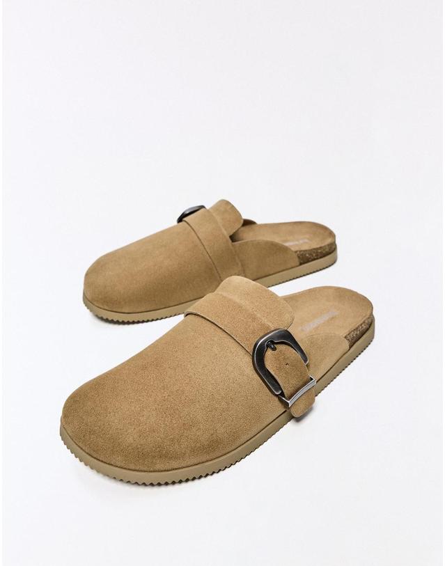 버쉬카 버쉬카 테크니컬 버클 클로그 샌들 1602/764 TAUPE 베이지 착용컷