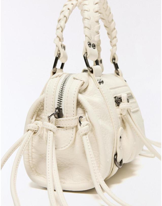 버쉬카 버쉬카 아이보리 미니 볼링백 8990/184 OFF WHITE 착용컷