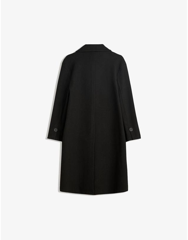 버쉬카 버쉬카 베이직 소프트 롱 코트 1688/741 BLACK 블랙 착용컷