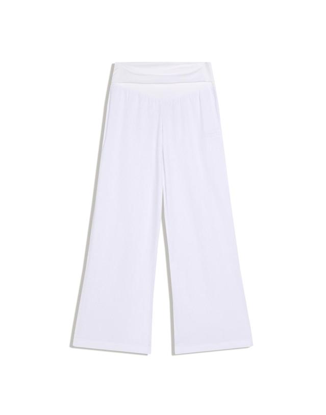 버쉬카 버쉬카 린넨 화이트 와이드 팬츠 0926/741 WHITE 착용컷