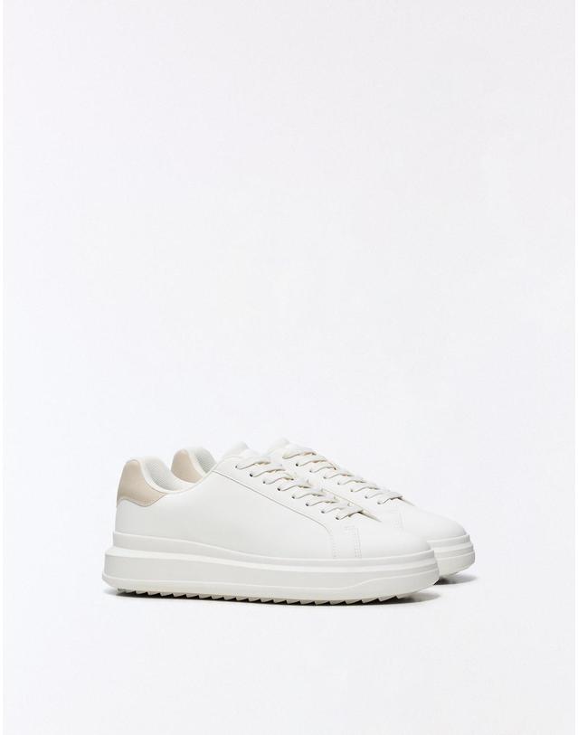버쉬카 버쉬카 테크니컬 청키 스니커즈 남성 2426/764 WHITE 화이트 착용컷