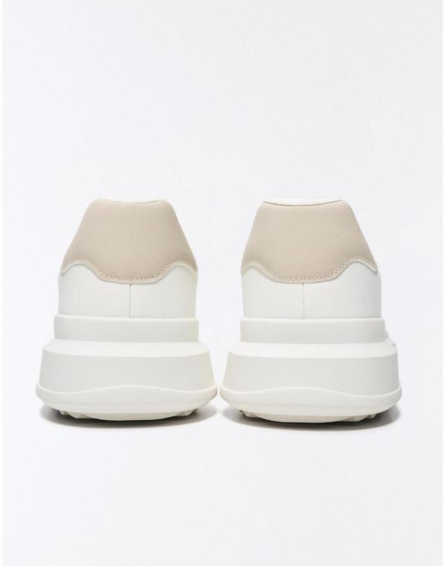 버쉬카 버쉬카 테크니컬 청키 스니커즈 남성 2426/764 WHITE 화이트 착용컷