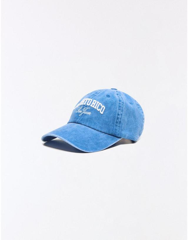 버쉬카 버쉬카 자수 로고 캡모자 0759/702 BLUE 블루 착용컷