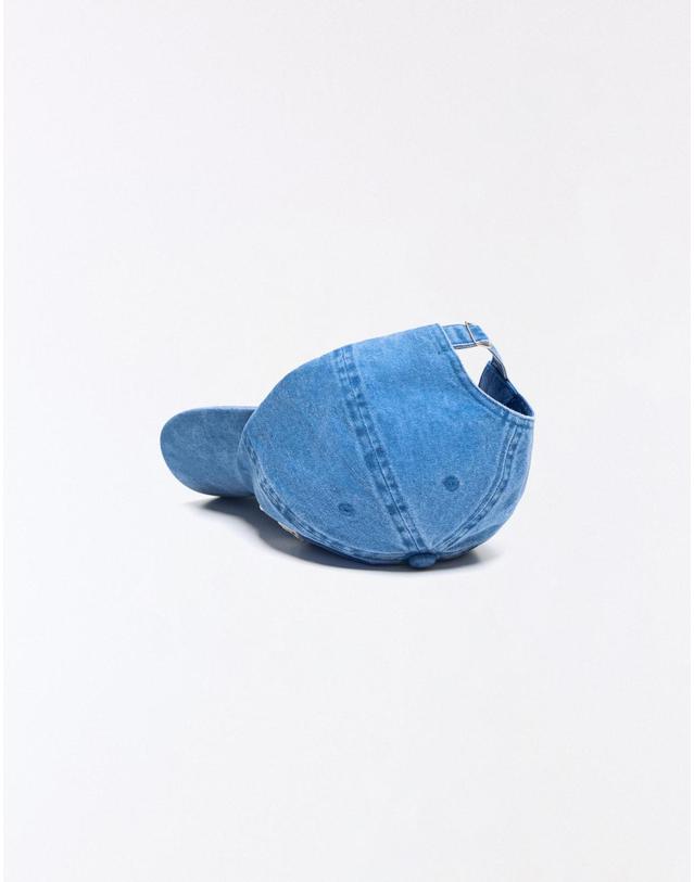 버쉬카 버쉬카 자수 로고 캡모자 0759/702 BLUE 블루 착용컷