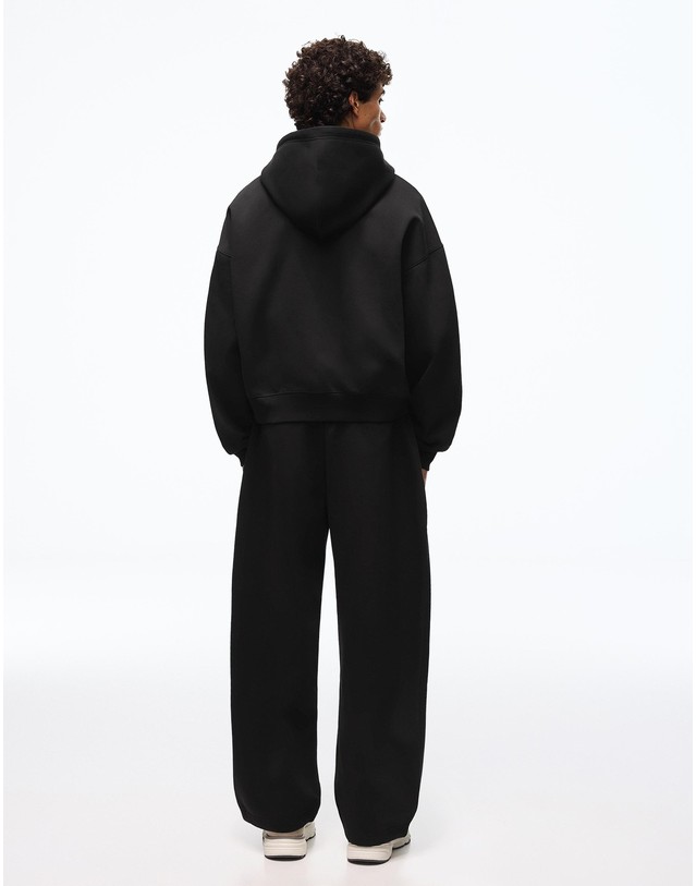 버쉬카 버쉬카 기모 벌룬 와이드 팬츠 2436/190 BLACK 블랙 착용컷