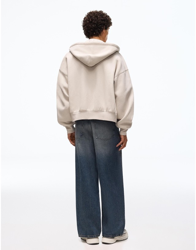 버쉬카 버쉬카 수퍼 배기핏 워시드 청바지 2982/054 LIGHT BLUE 블루 착용컷