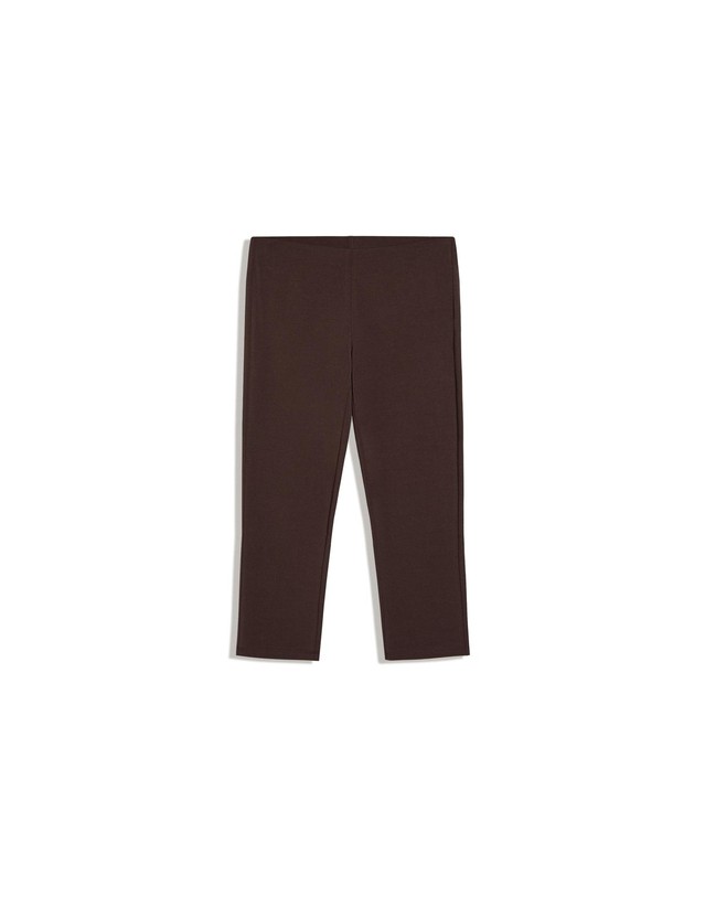 버쉬카 버쉬카 크롭 레깅스 카프리 팬츠 2956/284 BROWN 초콜릿 착용컷