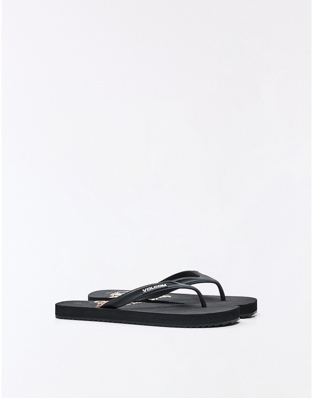 버쉬카 버쉬카 플립플랍 슬라이드 샌들 2702/864 BLACK 블랙 착용컷