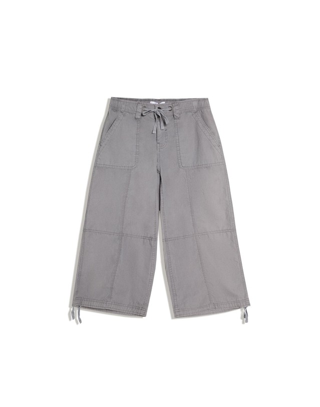 버쉬카 버쉬카 카프리 크롭 팬츠 2333/335 DARK GREY 그레이 착용컷