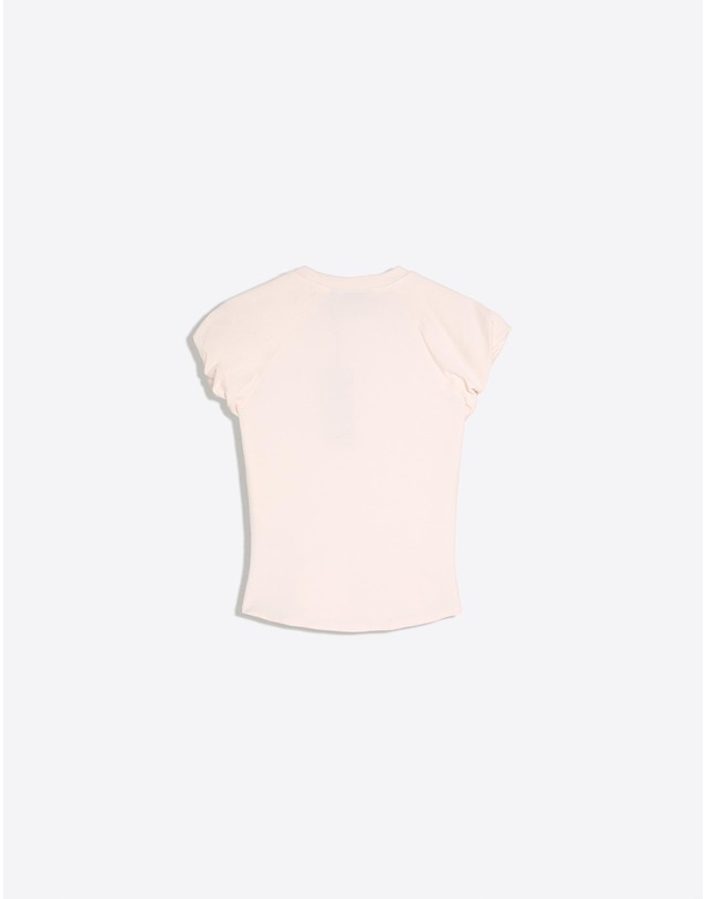 버쉬카 버쉬카 래글런 벌룬 슬리브 반팔 티셔츠 3378/187 PINK 핑크 착용컷