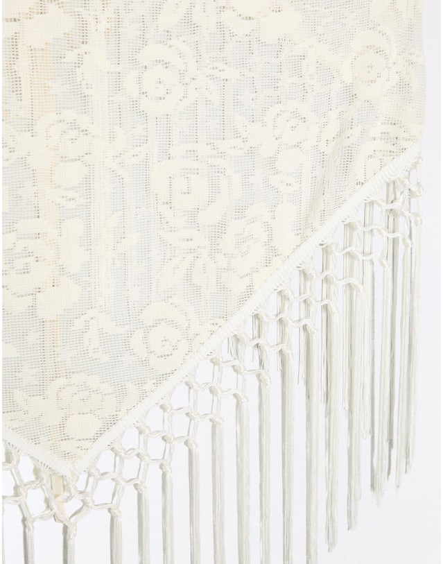 버쉬카 버쉬카 프린지 커버 스커트 3526/423 CREAM 아이보리 착용컷