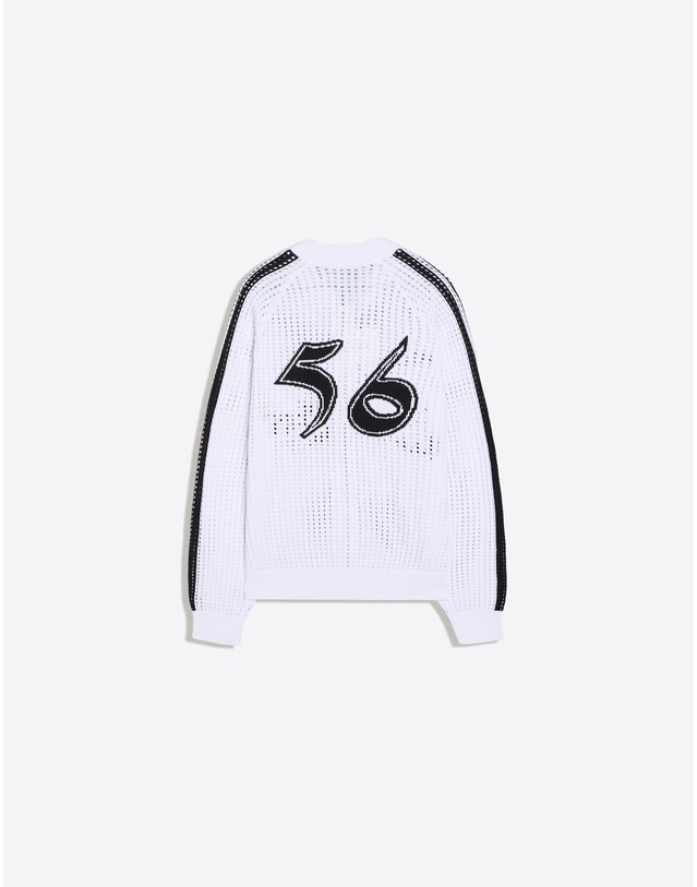 버쉬카 버쉬카 레트로 메쉬 그래픽 집업 자켓 2671/623 WHITE 화이트 착용컷