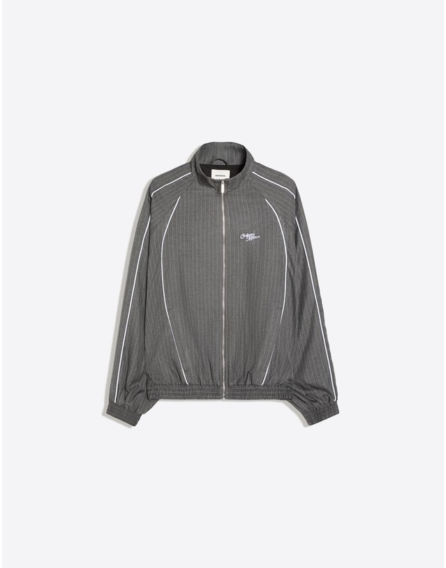 버쉬카 버쉬카 오버사이즈 핀스트라이프 트랙 자켓 2850/710 GREY MARL 그레이 착용컷