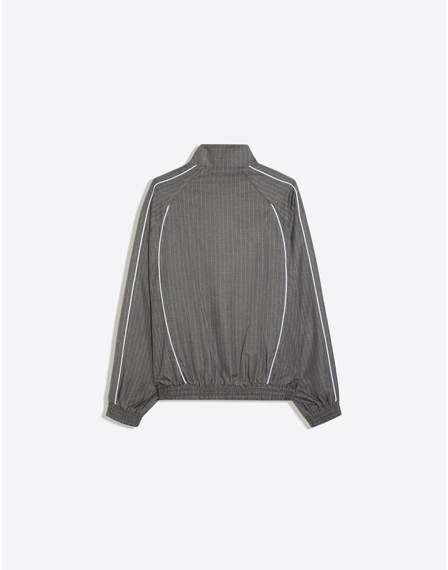 버쉬카 버쉬카 오버사이즈 핀스트라이프 트랙 자켓 2850/710 GREY MARL 그레이 착용컷