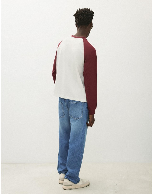 버쉬카 버쉬카 루즈핏 스트레이트 청바지 2994/534 BLUE 블루 착용컷
