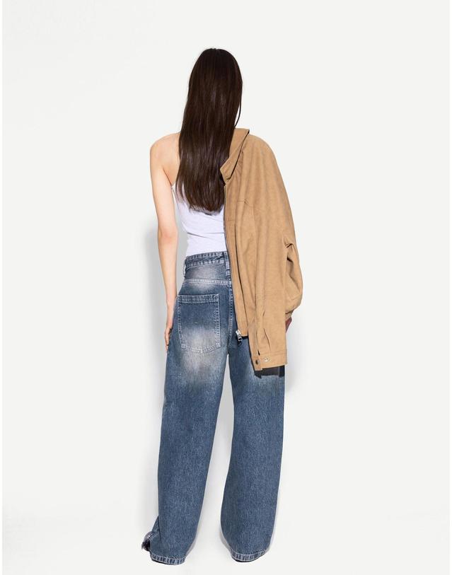 버쉬카 버쉬카 스케이터 진 5014/171 BLUE 블루 착용컷