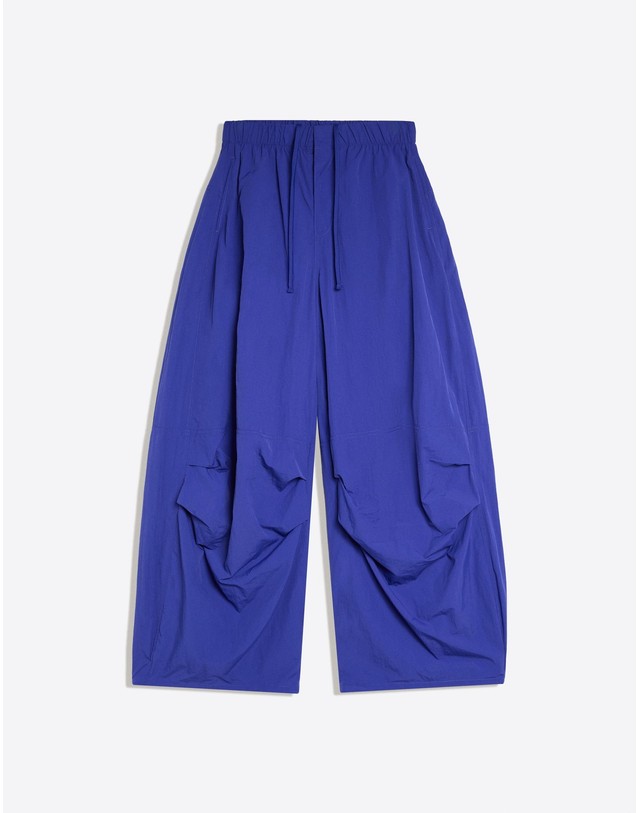 버쉬카 버쉬카 테크니컬 와이드 파라슈트 팬츠 3485/710 BLUE 퍼플 착용컷