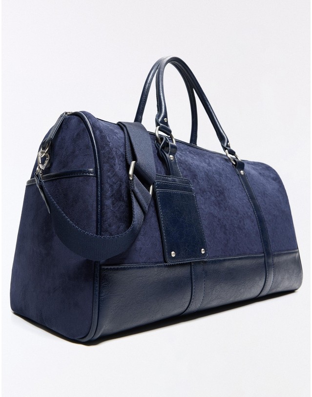 버쉬카 버쉬카 하운즈투스 배럴 보스턴백 3506/204 DARK BLUE 블루 착용컷