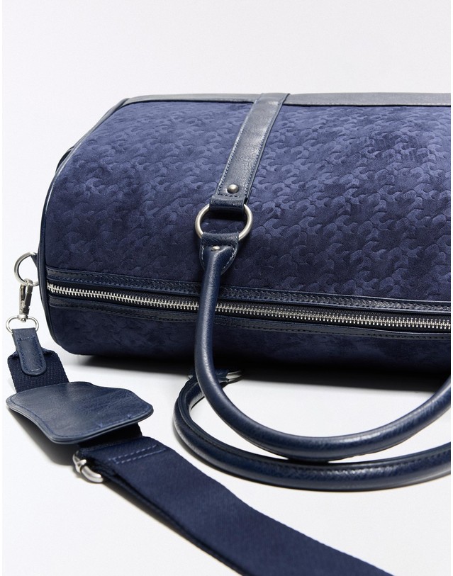 버쉬카 버쉬카 하운즈투스 배럴 보스턴백 3506/204 DARK BLUE 블루 착용컷