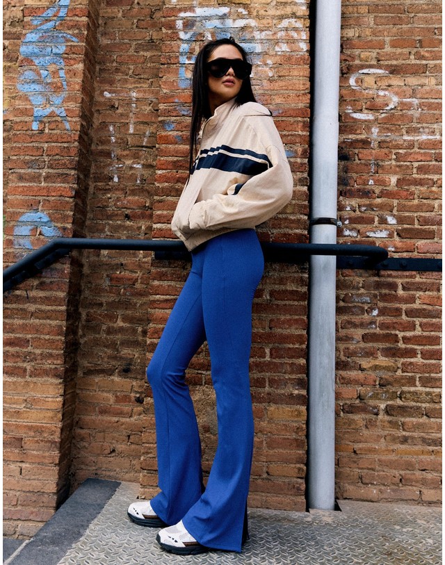 버쉬카 버쉬카 퀵드라이 테크니컬 부츠컷 팬츠 3258/143 BLUE 블루 착용컷