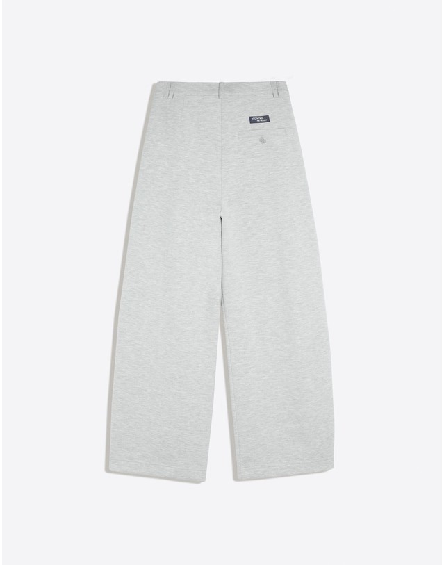 버쉬카 버쉬카 스쿠버 원단 핀턱 와이드 팬츠 4075/254 GREY 그레이 착용컷