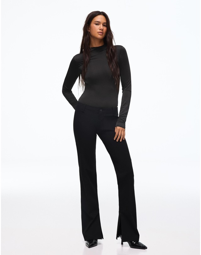 버쉬카 버쉬카 하이넥 긴팔 슬림핏 바디수트 3638/714 BLACK 블랙 착용컷