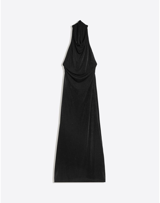 버쉬카 버쉬카 시머리 홀터넥 롱 원피스 4325/254 BLACK 블랙 착용컷