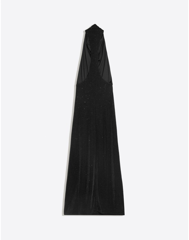 버쉬카 버쉬카 시머리 홀터넥 롱 원피스 4325/254 BLACK 블랙 착용컷