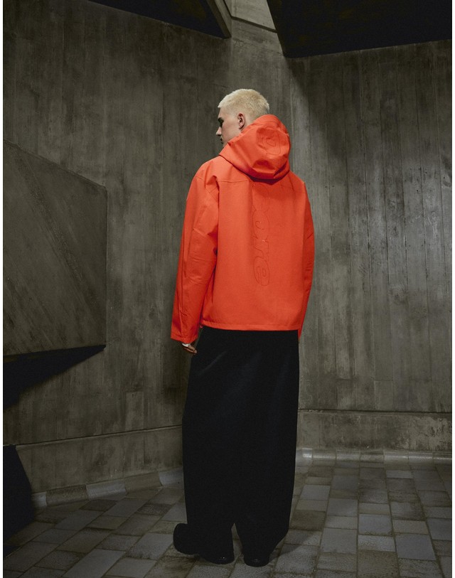 버쉬카 버쉬카 테크니컬 방수 윈드브레이커 3425/752 ORANGE 오렌지 착용컷