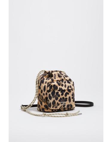 빔바이롤라 레오파드 패턴 나일론 미니 버킷백 261BBK855.10100 LEOPARD NATURAL