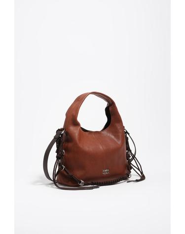 빔바이롤라 소프트 레더 페이퍼백 261BBAJ2E.14633 DARK TAN