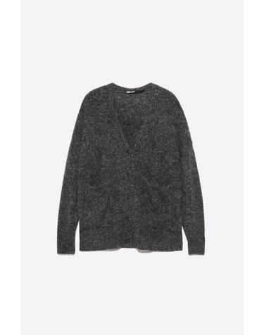 빔바이롤라 알파카 브이넥 루즈핏 롱 가디건 262BR7305.10016 DARK GREY MELANGE