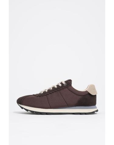 빔바이롤라 스플릿 레더 레트로 스니커즈 262BZ1318.10602 DARK BROWN