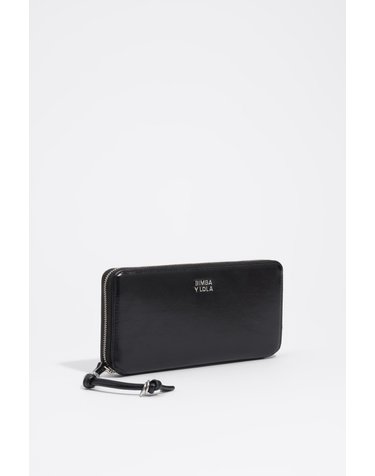 빔바이롤라 집업 카드 동전 포켓 장지갑 262BB1303.10000 BLACK