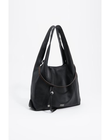 빔바이롤라 라지 레더 크로스 페이퍼백 262BBAJ8C.13000 BLACK
