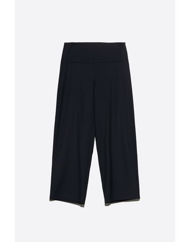 빔바이롤라 스트라이프 앵클 와이드 팬츠 262BR6008.12420 NAVY