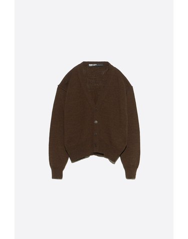 빔바이롤라 브이넥 버튼업 울 혼방 가디건 262BR7341.10602 DARK BROWN