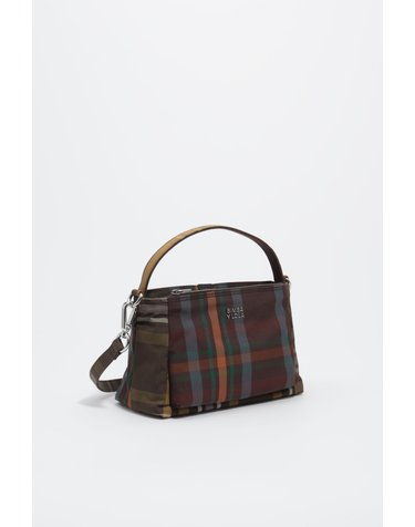 빔바이롤라 타탄 체크 플랩 포켓 크로스백 262BBKJ9J.21254 TARTAN CHOCOLATE GREEN
