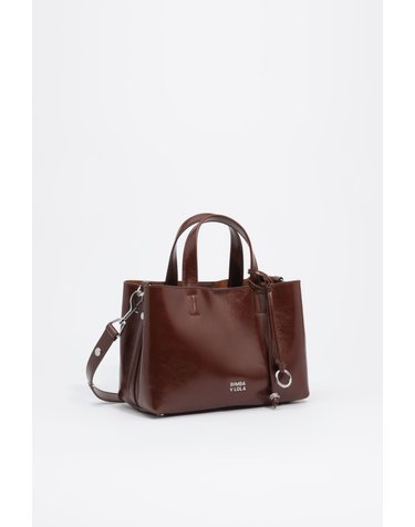 빔바이롤라 탠 가죽 미디엄 치와와 토트백 262BB1J6C.10633 DARK TAN