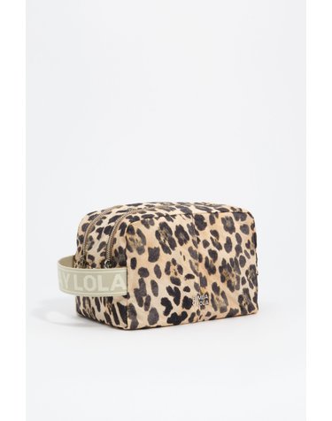 빔바이롤라 레오파드 나일론 멀티 파우치 262BBK459.10181 LEOPARD NATURAL