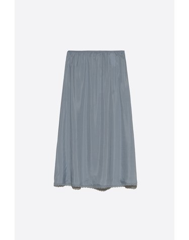 빔바이롤라 실크 레이스 트림 미디 스커트 262BR4872.10401 LIGHT BLUE